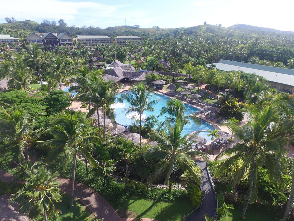 奥瑞格斐济海滩度假酒店 克罗托格 外观 照片 Aerial view of the resort